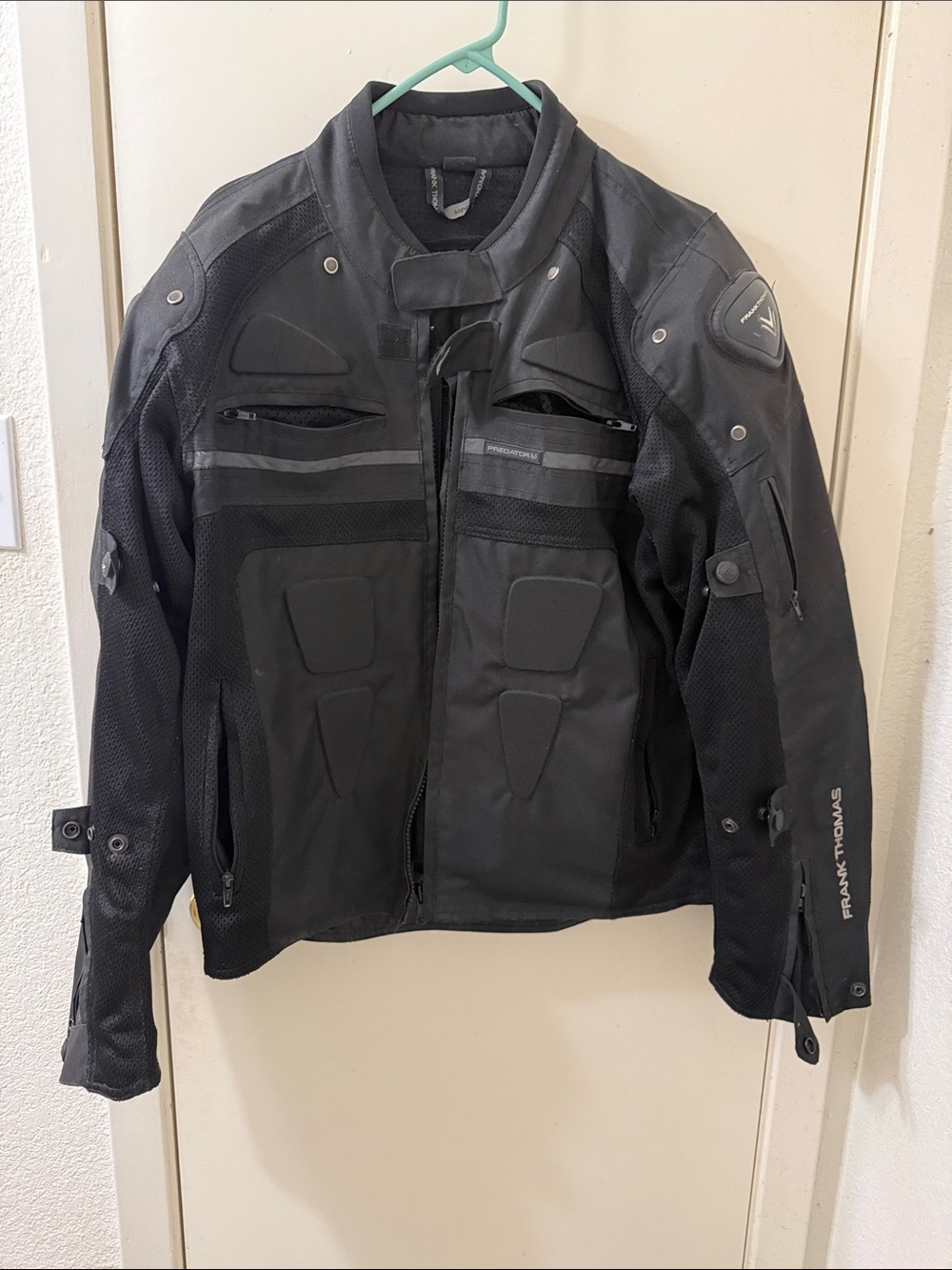 Frank Thomas Men's Black Performance Motorcycle Jacket